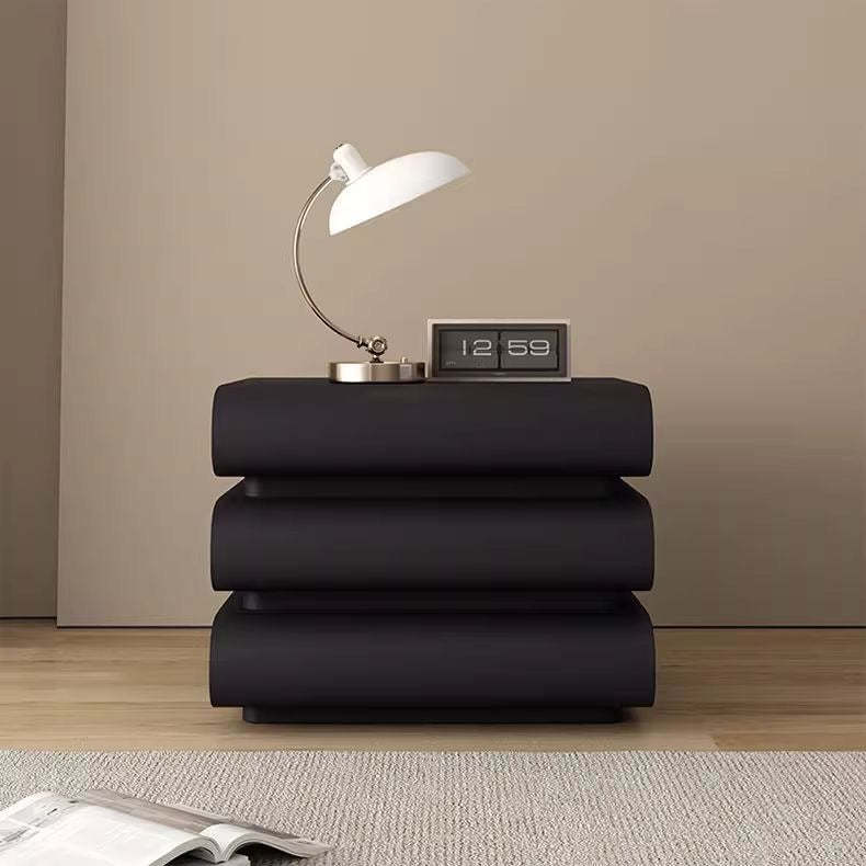 Minimalist Microfiber Leather 2/3-Drawer Nightstand