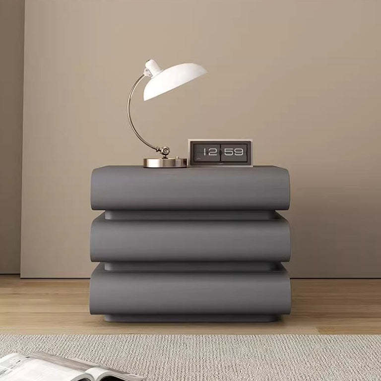Minimalist Microfiber Leather 2/3-Drawer Nightstand