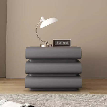 Minimalist Microfiber Leather 2/3-Drawer Nightstand