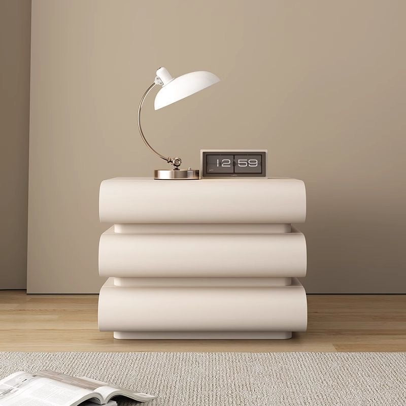 Minimalist Microfiber Leather 2/3-Drawer Nightstand
