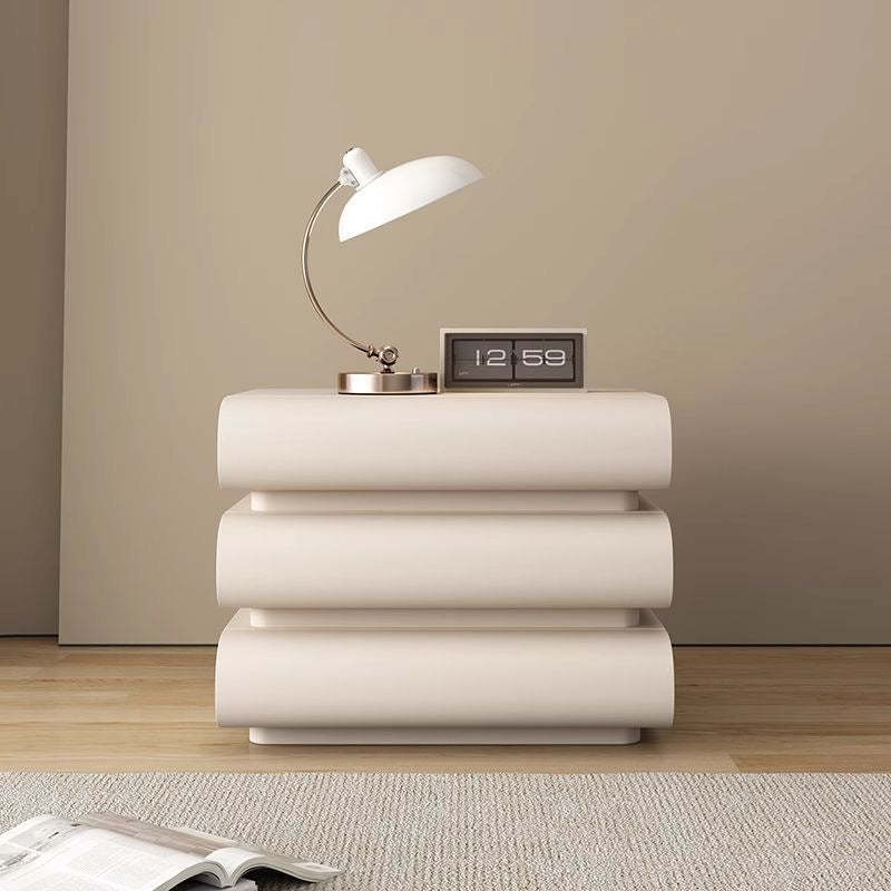 Minimalist Microfiber Leather 2/3-Drawer Nightstand