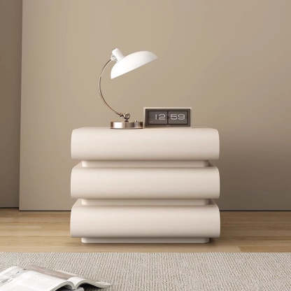 Minimalist Microfiber Leather 2/3-Drawer Nightstand