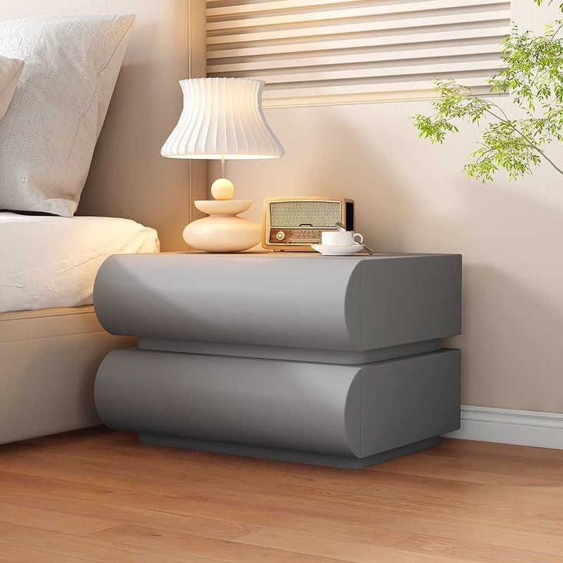 Minimalist Microfiber Leather 2/3-Drawer Nightstand