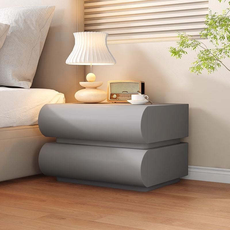 Minimalist Microfiber Leather 2/3-Drawer Nightstand
