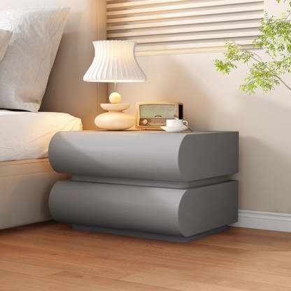 Minimalist Microfiber Leather 2/3-Drawer Nightstand