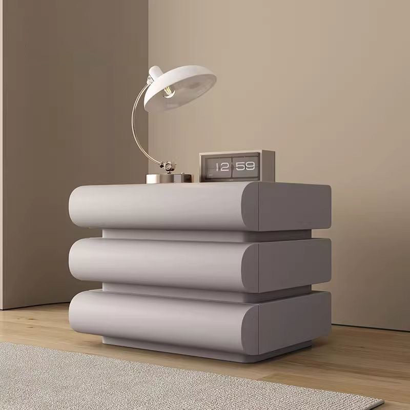 Minimalist Microfiber Leather 2/3-Drawer Nightstand