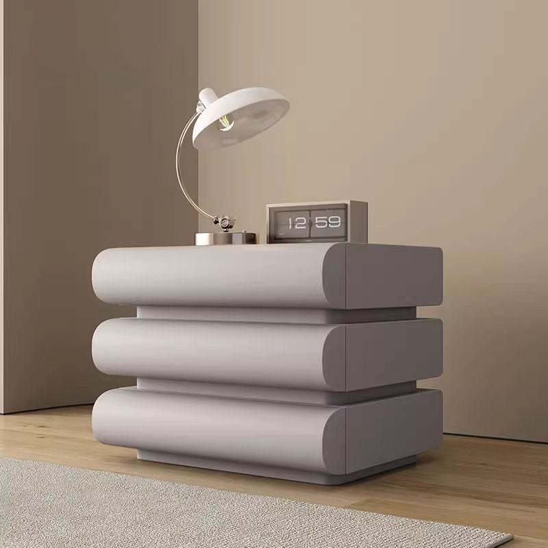 Minimalist Microfiber Leather 2/3-Drawer Nightstand