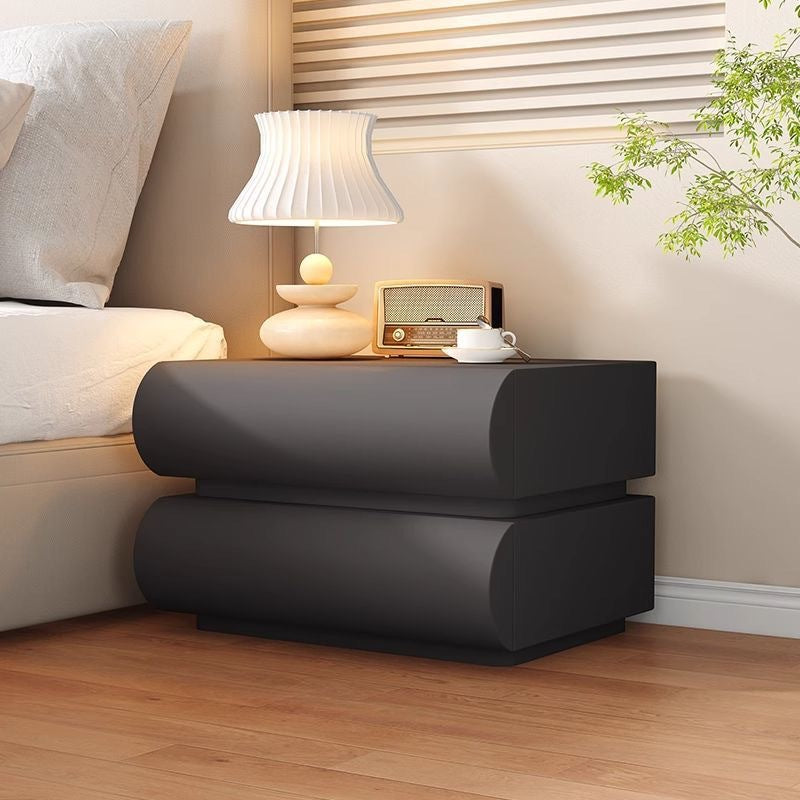 Minimalist Microfiber Leather 2/3-Drawer Nightstand