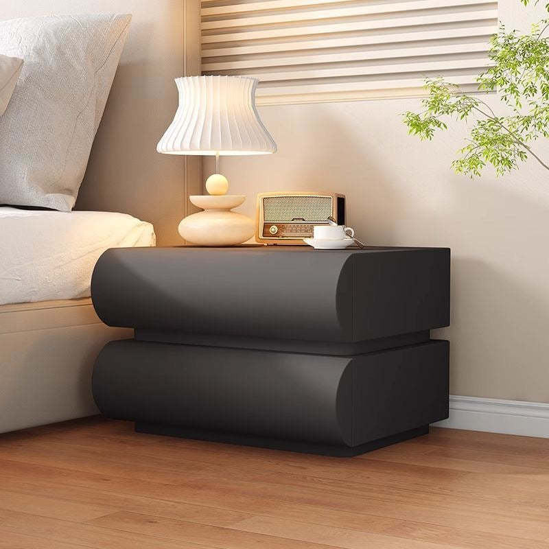 Minimalist Microfiber Leather 2/3-Drawer Nightstand