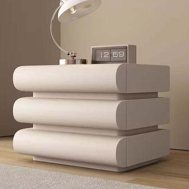 Minimalist Microfiber Leather 2/3-Drawer Nightstand