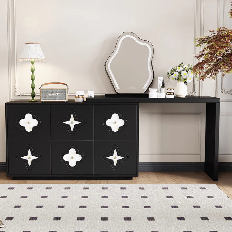French Wood Clover Pattern Vanity Set