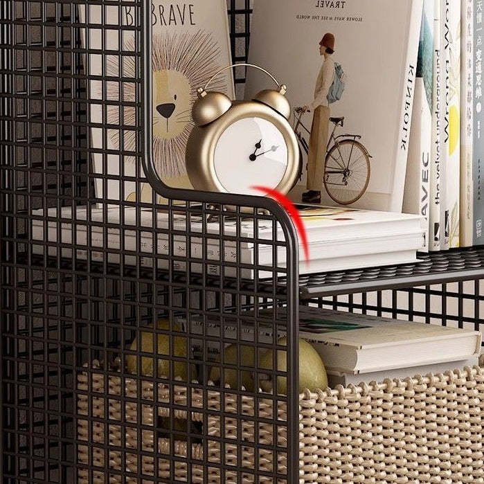Minimalist Iron 4-Tier Side Cabinet Nightstand