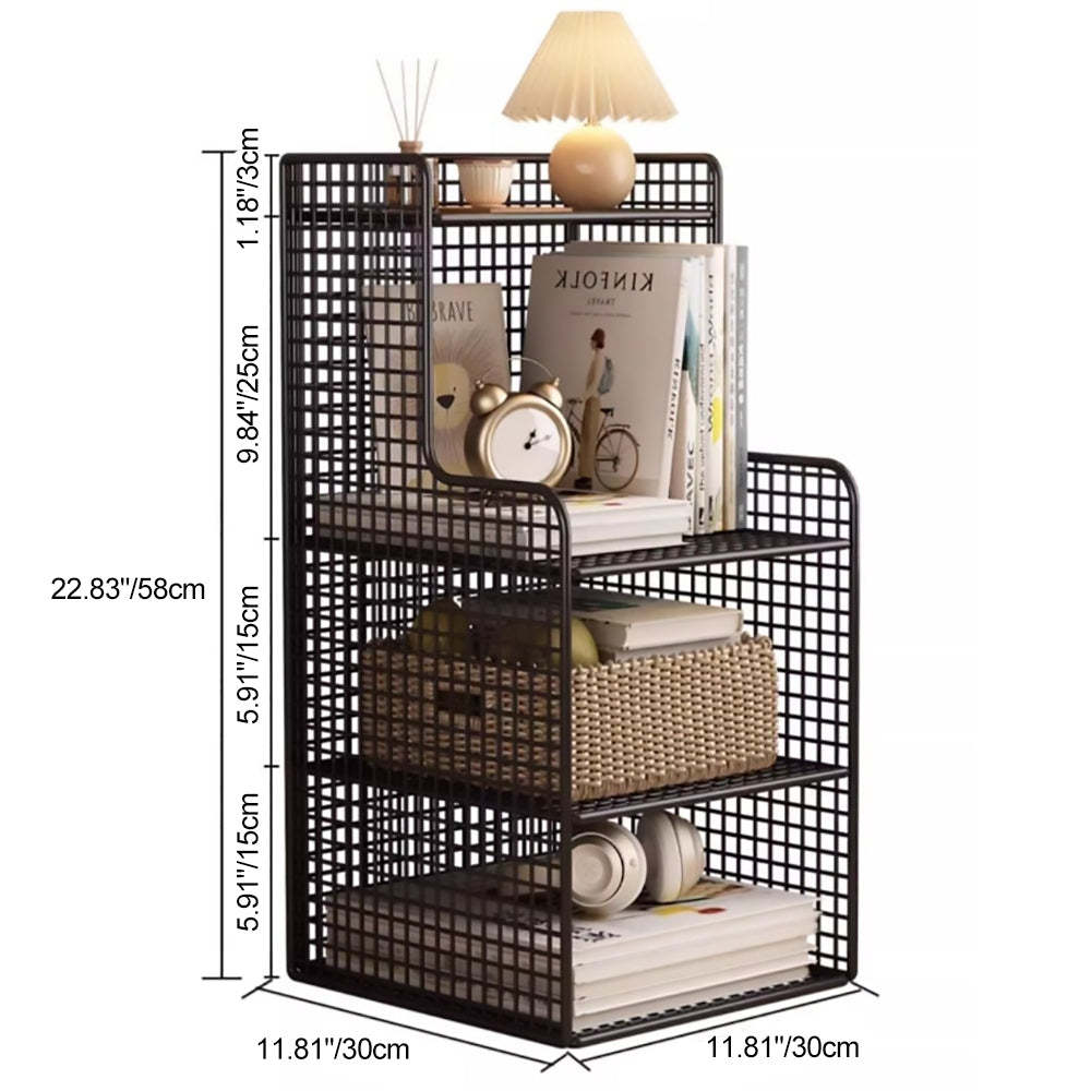 Minimalist Iron 4-Tier Side Cabinet Nightstand