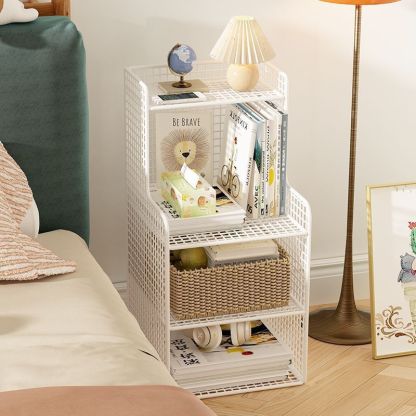 Minimalist Iron 4-Tier Side Cabinet Nightstand