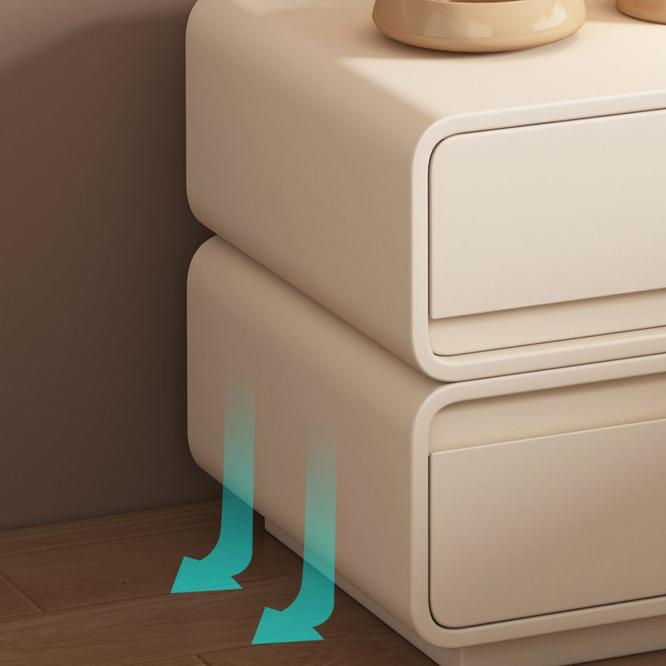 Minimalist Wood 2-Drawer Nightstand