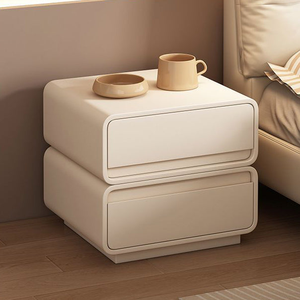 Minimalist Wood 2-Drawer Nightstand