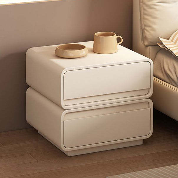 Minimalist Wood 2-Drawer Nightstand