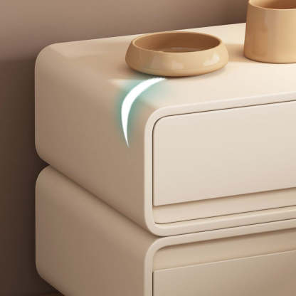 Minimalist Wood 2-Drawer Nightstand