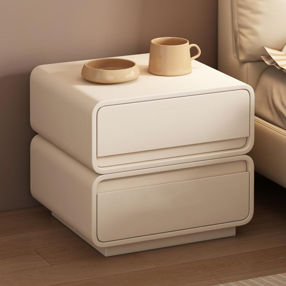Minimalist Wood 2-Drawer Nightstand