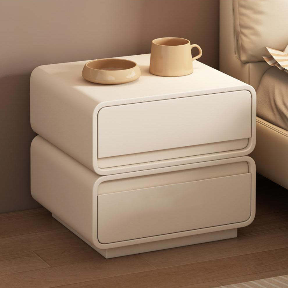 Minimalist Wood 2-Drawer Nightstand