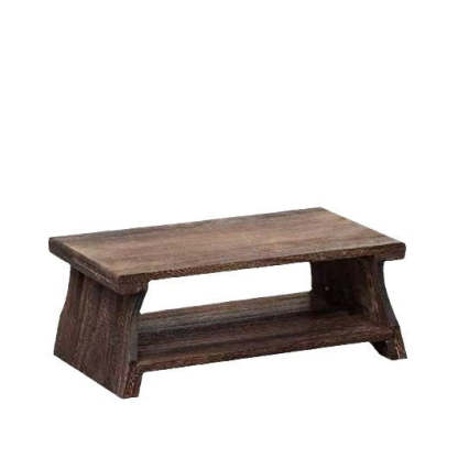 Chinese Solid Wood Rectangular Coffee Table 2-Tier