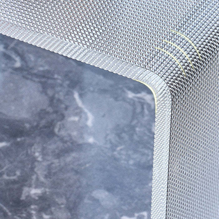 Minimalist Acrylic C-Shaped Side Table
