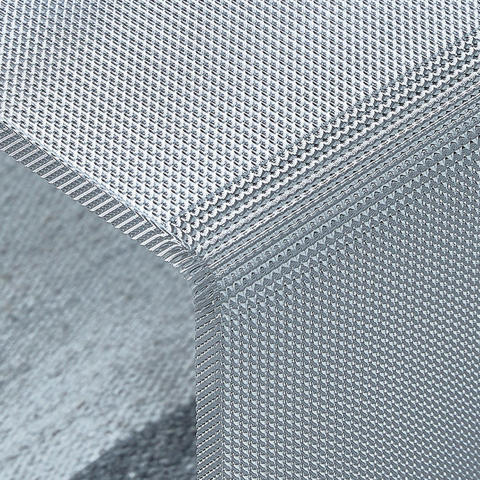 Minimalist Acrylic C-Shaped Side Table