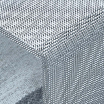 Minimalist Acrylic C-Shaped Side Table