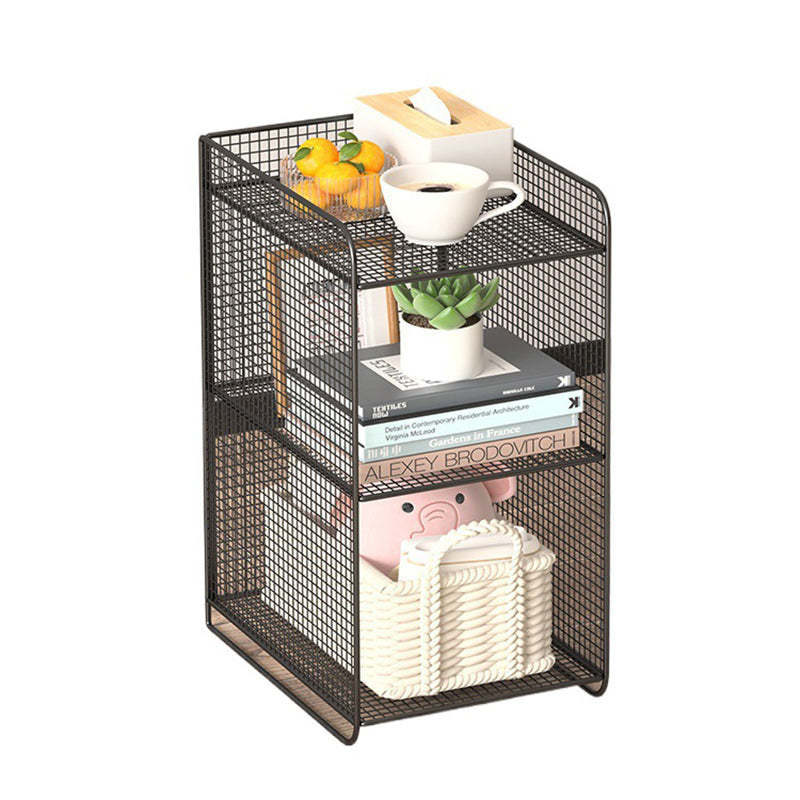 Minimalist Iron Narrow Nightstand 3-Tier