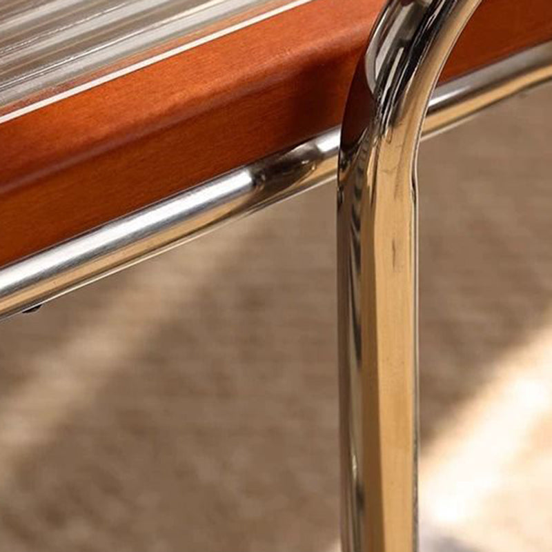 Retro Striped Glass Table
