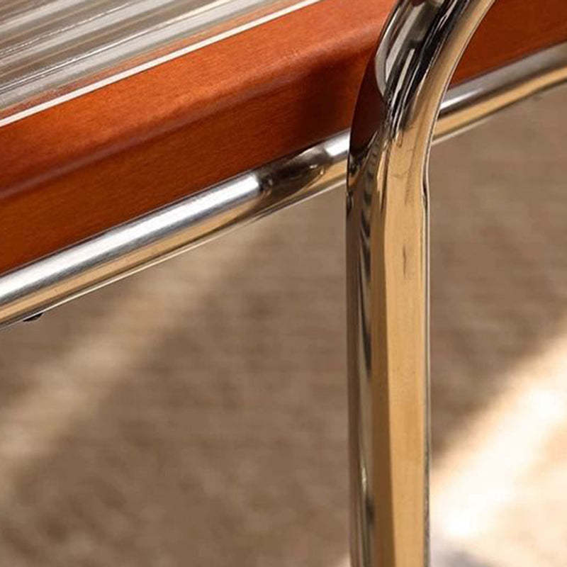 Retro Striped Glass Table