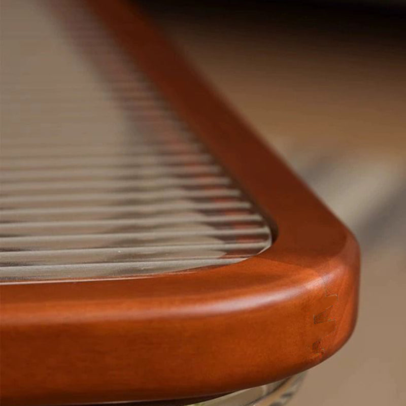 Retro Striped Glass Table