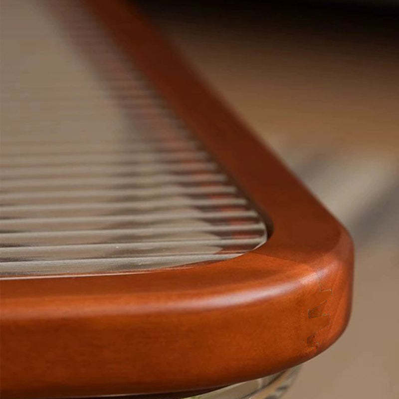 Retro Striped Glass Table