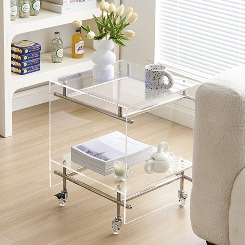 Nordic Acrylic 2-Tier Table