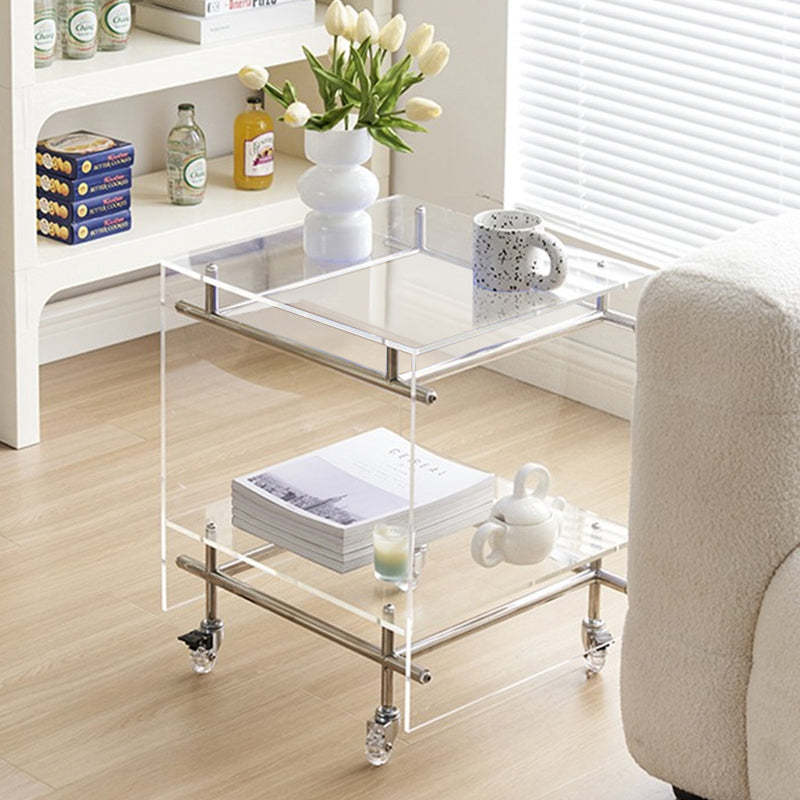 Nordic Acrylic 2-Tier Table