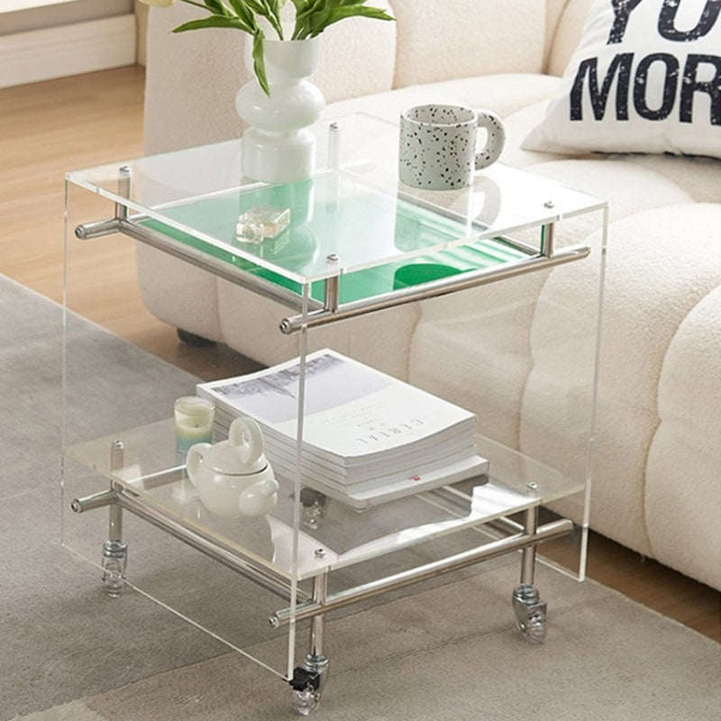 Nordic Acrylic 2-Tier Table