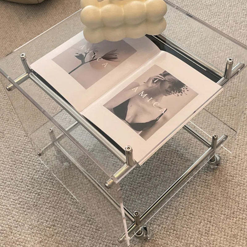 Nordic Acrylic 2-Tier Table