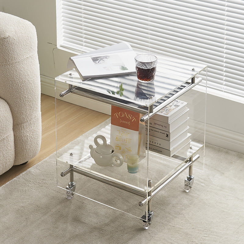 Nordic Acrylic 2-Tier Table