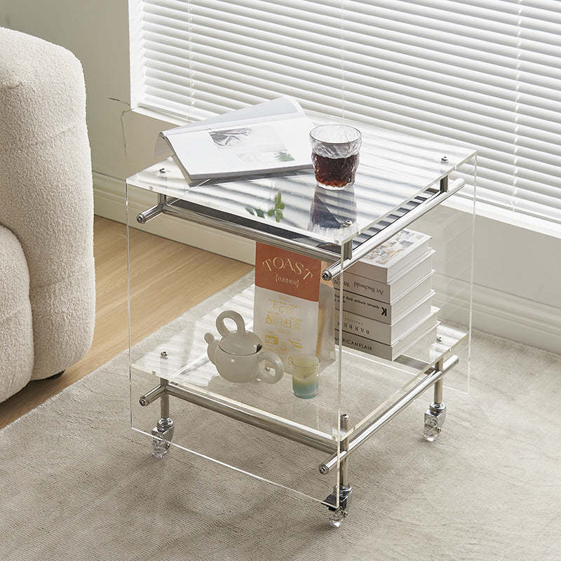 Nordic Acrylic 2-Tier Table