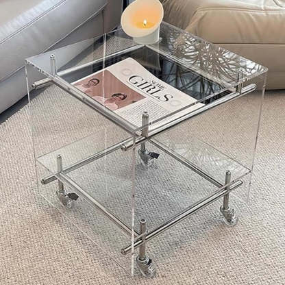 Nordic Acrylic 2-Tier Table