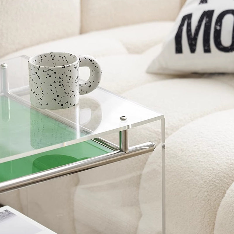 Nordic Acrylic 2-Tier Table