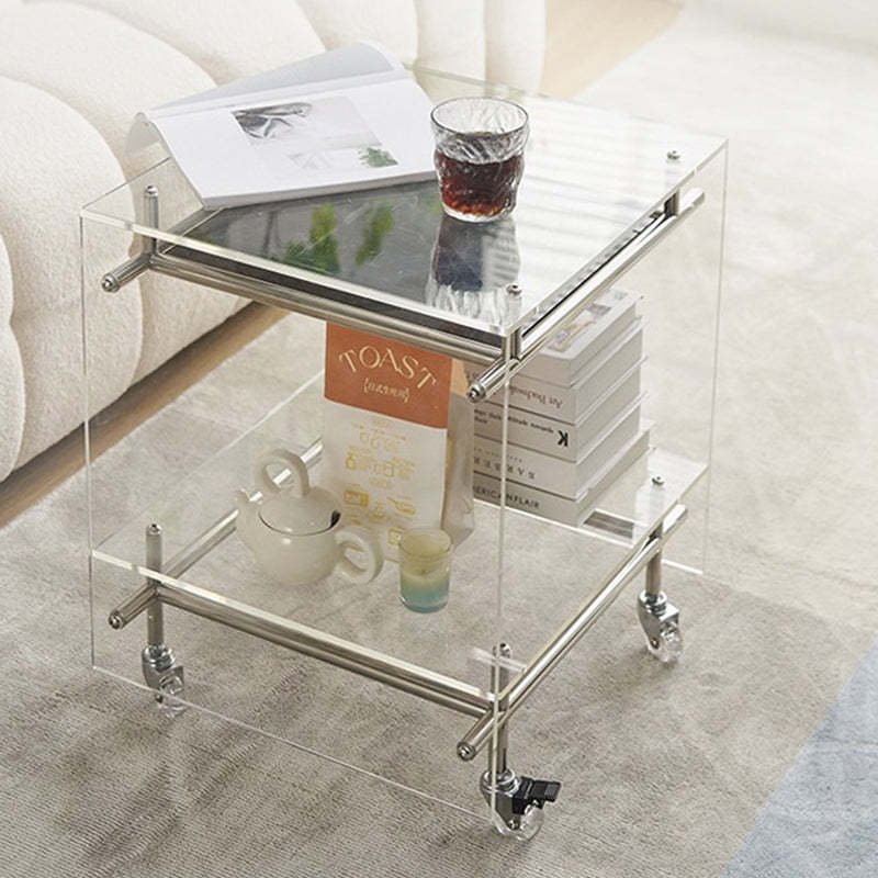 Nordic Acrylic 2-Tier Table