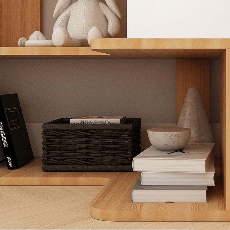 Nordic Wood L-Shaped Corner Bookshelf 4/5-Tier