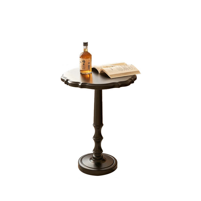 French Carved Oak Round Coffee Table