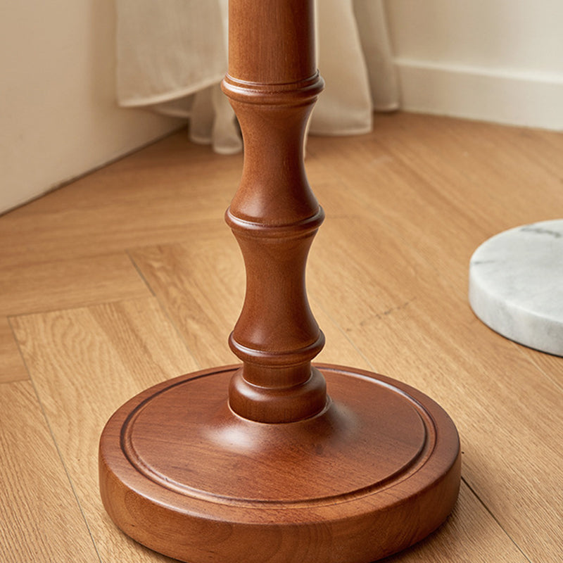 French Carved Oak Round Coffee Table