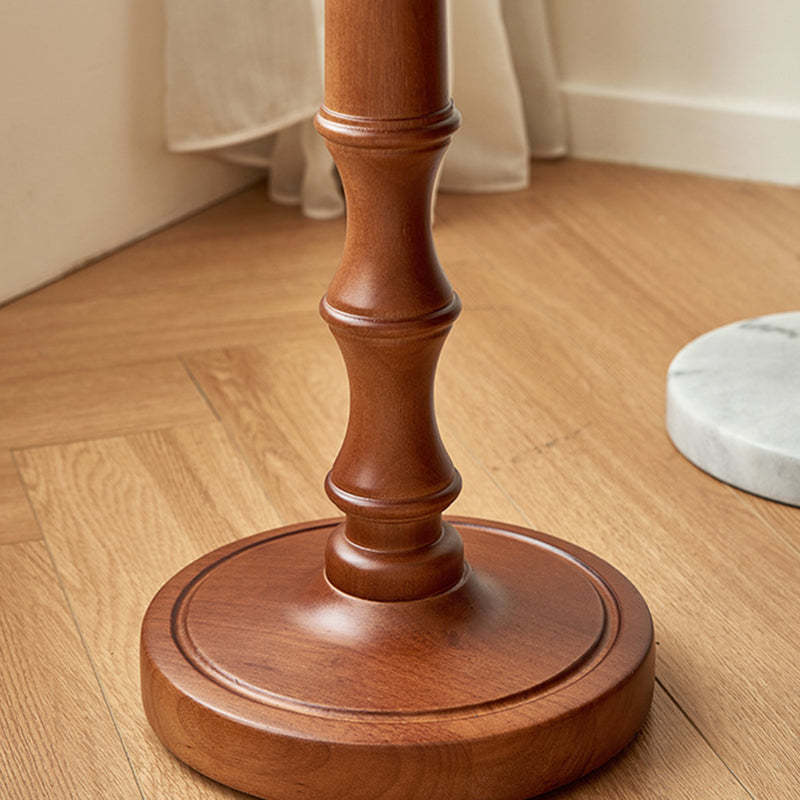 French Carved Oak Round Coffee Table
