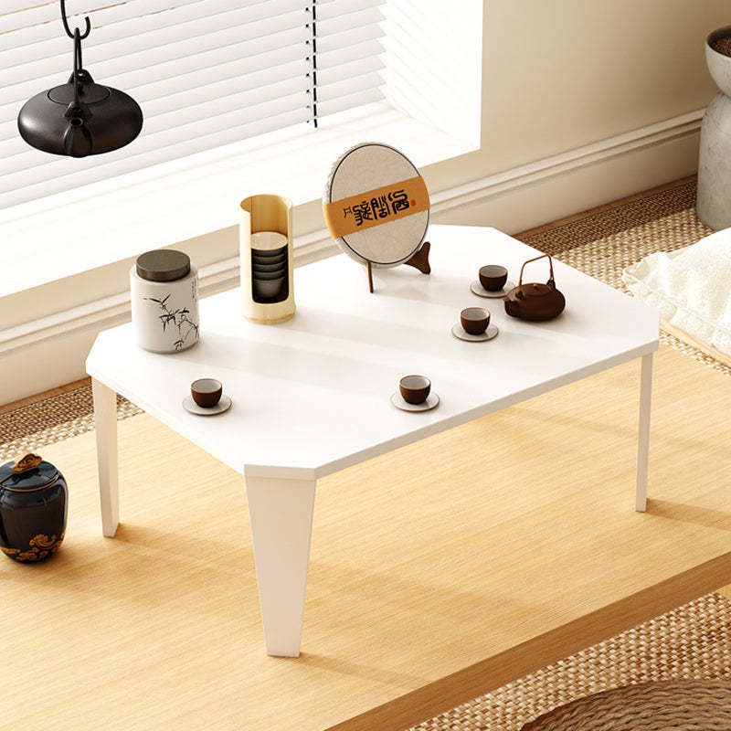 Lighom solid low wood coffee tables for bedroom — 29.53" L x 19.69" W x 12.8" H / White
