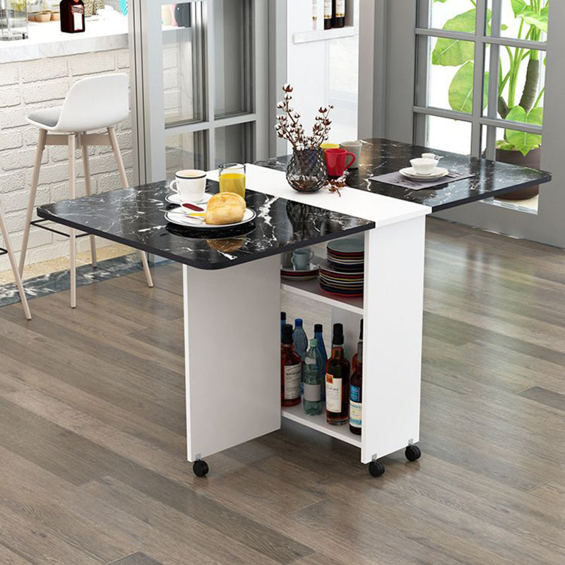 Minimalist Engineered Wood Square Table