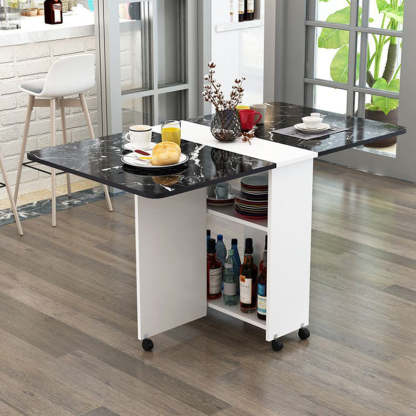 Minimalist Engineered Wood Square Table