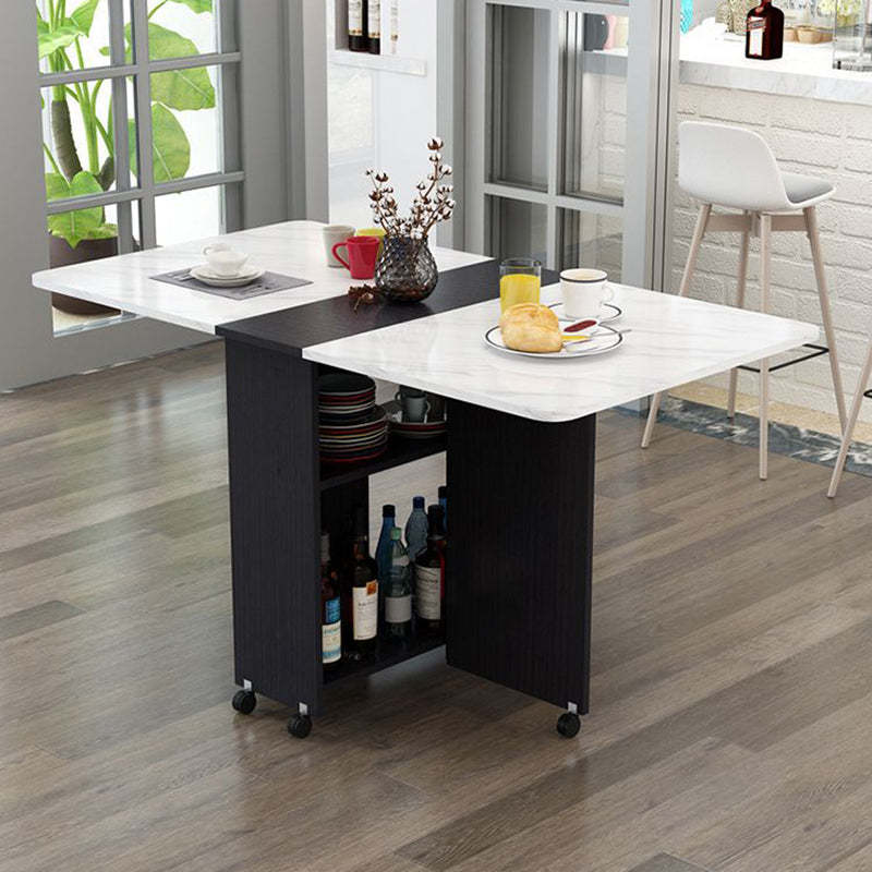 Minimalist Engineered Wood Square Table